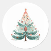 Kerstboom Classic Sticker (Voorkant)