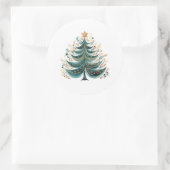 Kerstboom Classic Sticker (Tas)