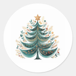 Kerstboom Classic Sticker
