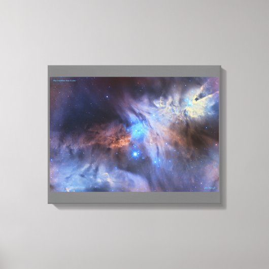 Kerstboom Cluster - Distinguished Canvas Afdruk (Voorkant)