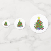 kerstboom confetti (Achterkanten)