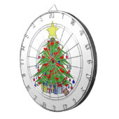 kerstboom dartbord (Voorkant Rechts)