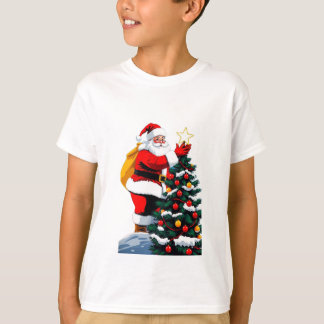Kerstboom decoratie cartoon kids T-shirt