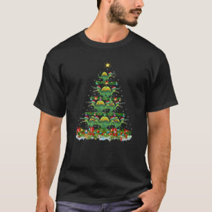Kerstboom decoratie Santa Spinosaurus Dinosaurus C T-shirt