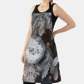 Kerstboom decoraties, feestelijke lichte achtergro schort (Insitu)