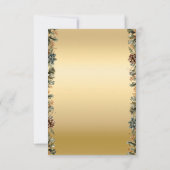 Kerstboom, dennenappels Kerstbedrijf Kaart (Achterkant)