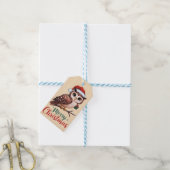 Kerstboom - Design Festif Merry Christmas Cadeaulabel (Met Touw)