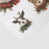 Kerstboom dieren tissuepapier (Detail)