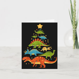 Kerstboom Dinosaurus Dino Trex Dinosaurusliefhebbe Kaart