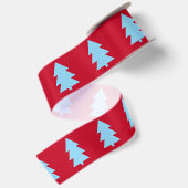 Kerstboom Donkerrood Lint (Achterkant)