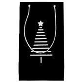 Kerstboom Doodle Cadeautas (Voorkant)