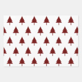 Kerstboom drie kleuren inpakpapier vel (Voorkant 2)