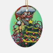 Kerstboom Elfen Ornament (Rechts)