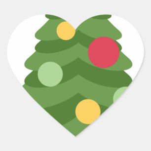 kerstboom emojis hart sticker
