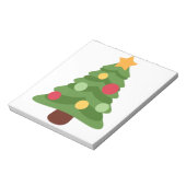 kerstboom emojis notitieblok (Gedraaid)