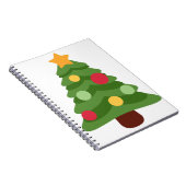 kerstboom emojis notitieboek (Rechterzijde)