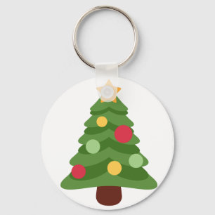 kerstboom emojis sleutelhanger