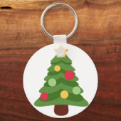 kerstboom emojis sleutelhanger (Voorkant)