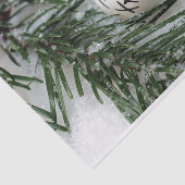 Kerstboom en bal tissuepapier (Detail)