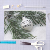 Kerstboom en bal tissuepapier (Craft)