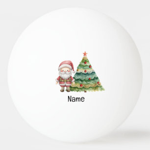 Kerstboom en Kerstman voor Speler Pingpongballen