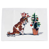 Kerstboom en Kitten, Louis Wain Groot Cadeauzakje (Voorkant)