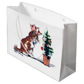 Kerstboom en Kitten, Louis Wain Groot Cadeauzakje (Achterkant Gekanteld)