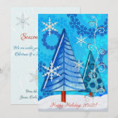 kerstboom en snoedige juwelen (Voorkant / Achterkant)