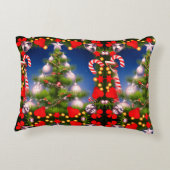 Kerstboom en Snoep Decoratieve Accent Kussen (Achterkant)