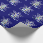 kerstboom en snoepgoed cadeaupapier (Hoek)