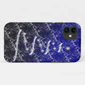 Kerstboom en sterren - Case-Mate iPhone case (Achterkant (horizontaal))