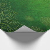 Kerstboom en Stocking Whimsey Cadeaupapier (Hoek)