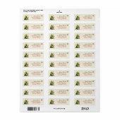 Kerstboom en Stocking Whimsey Etiket (Full Sheet)