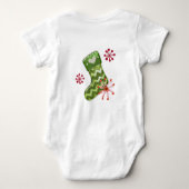 Kerstboom en Stocking Whimsey Romper (Achterkant)