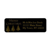 kerstboom etiket (Voorkant)