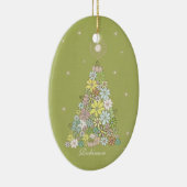 Kerstboom Familienaam Ornament Keepsake (Rechts)