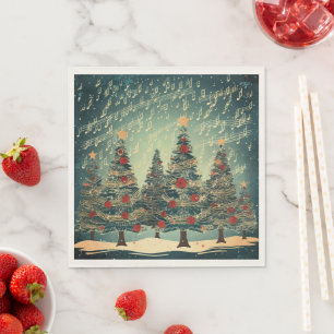 Kerstboom Feest Servet