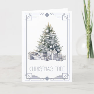 kerstboom feestdagen kaart