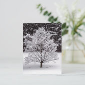 Kerstboom Feestdagenkaart (Staand voorkant)