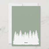 Kerstboom Feestdagenkaart (Achterkant)