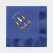 kerstboom folie servetten (Voorkant)