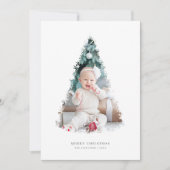 Kerstboom foto Collage vakantie Kaart (Voorkant)