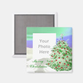 Kerstboom (foto-lijst) magneet (Voorkant / Achterkant)