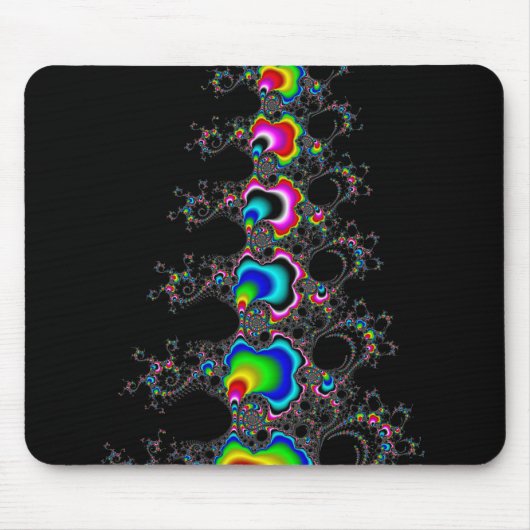 Kerstboom - Fractral Muismat (Voorkant)