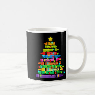 Kerstboom gemaakt van kleurpotloden Leven van scho Koffiemok