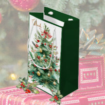 Kerstboom Geschenkentas
