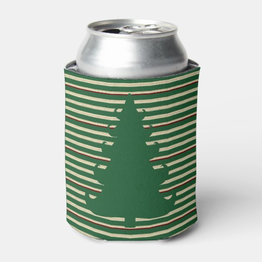 Kerstboom gestript blikjeskoeler (Blikje Voorkant)