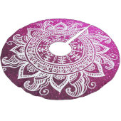 kerstboom Glitter Boho Chic Mandala Flowers Kerstboom Rok (Gekanteld)