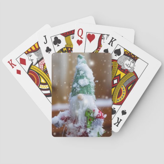 kerstboom Gnome VI Pokerkaarten (Achterkant)