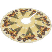 Kerstboom Gouden Truck Tree Rok (Gekanteld)